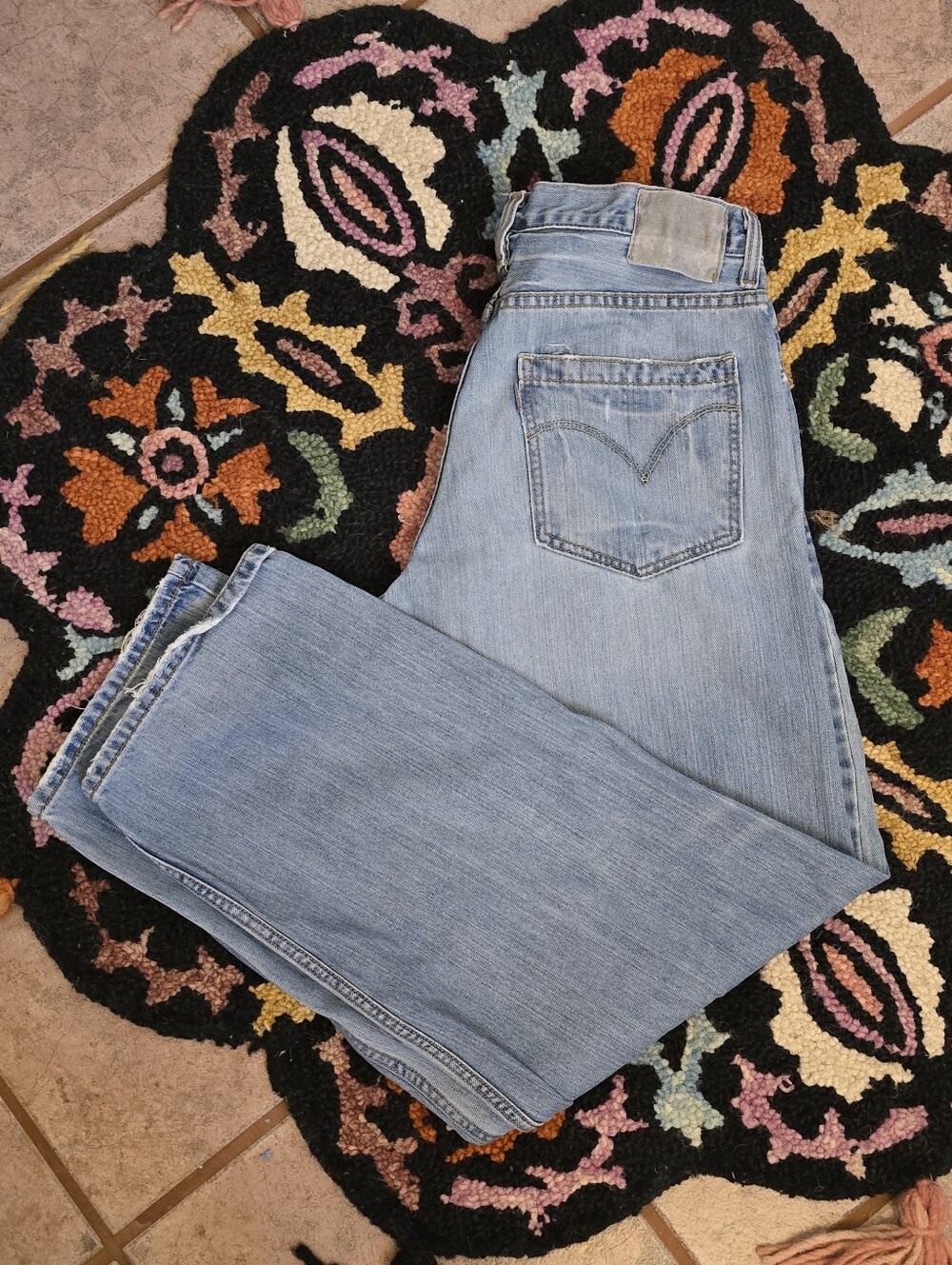 🔥🔥Y2K Levi's silver tab BAGGY light wash jeans🔥🔥 07 Size 32W x 32L #y2k